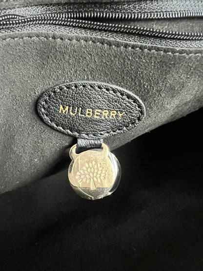 Mulberry Black Medium Lily with Gold Hardware (RRP £1195)