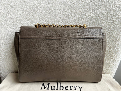 Mulberry Clay Medium Lily with Gold Hardware (RRP £1095)