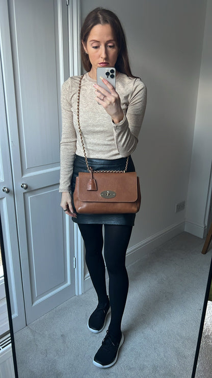 Mulberry Oak Medium Lily with Gold Hardware (RRP £1095)