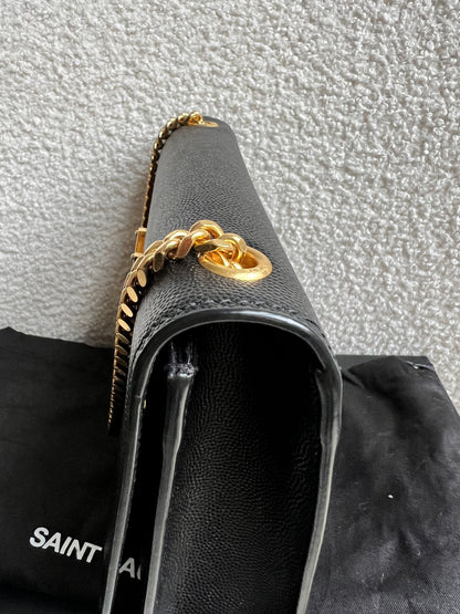 Yves Saint Laurent (YSL) Black Small Kate with Gold Hardware (RRP £1,550)