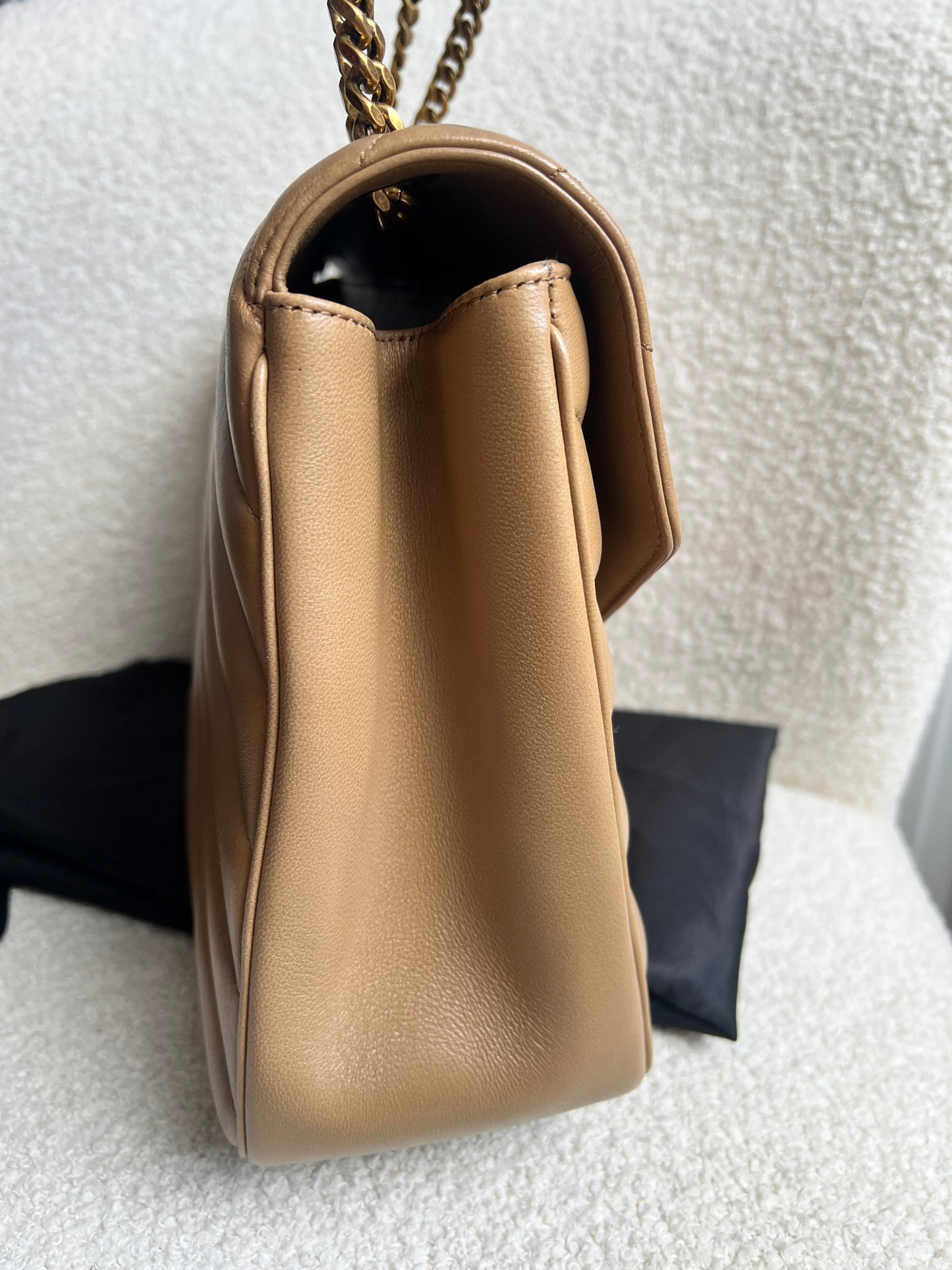 Yves Saint Laurent (YSL) Medium Natural Tan LouLou (RRP £2145)