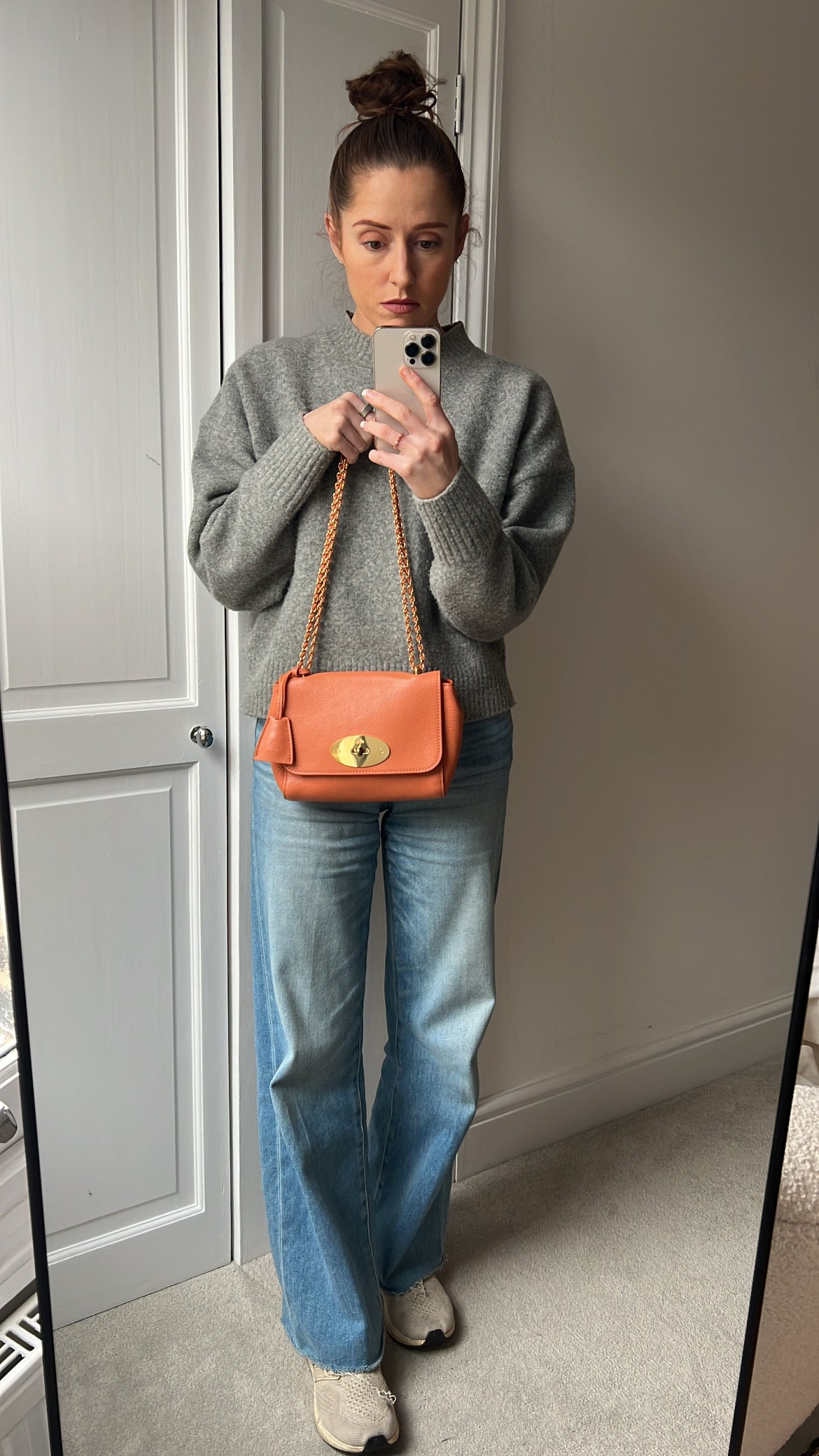 Mulberry Apricot Regular Lily with Gold Hardware (RRP £995)