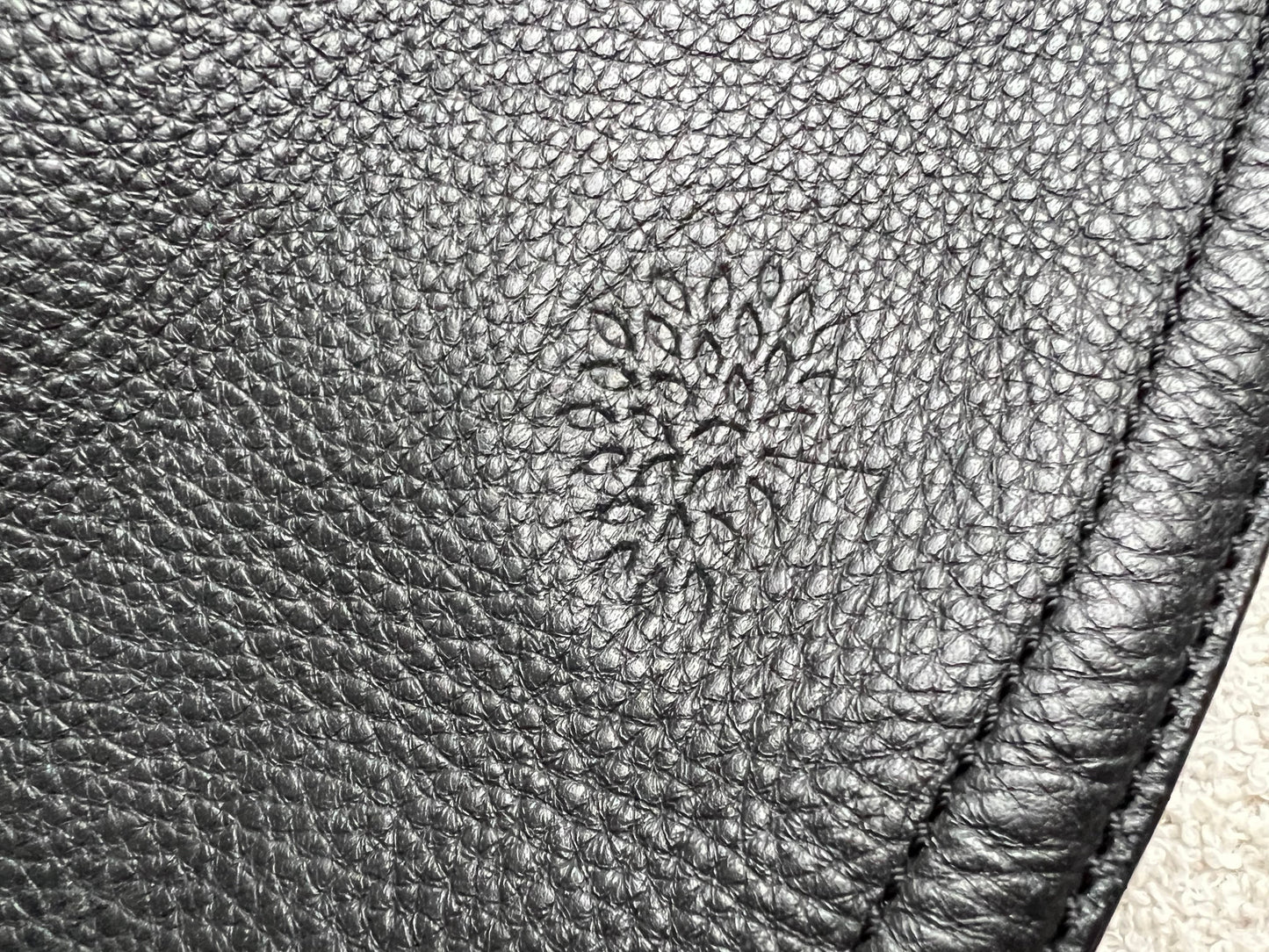Mulberry Black Large Effie Satchel