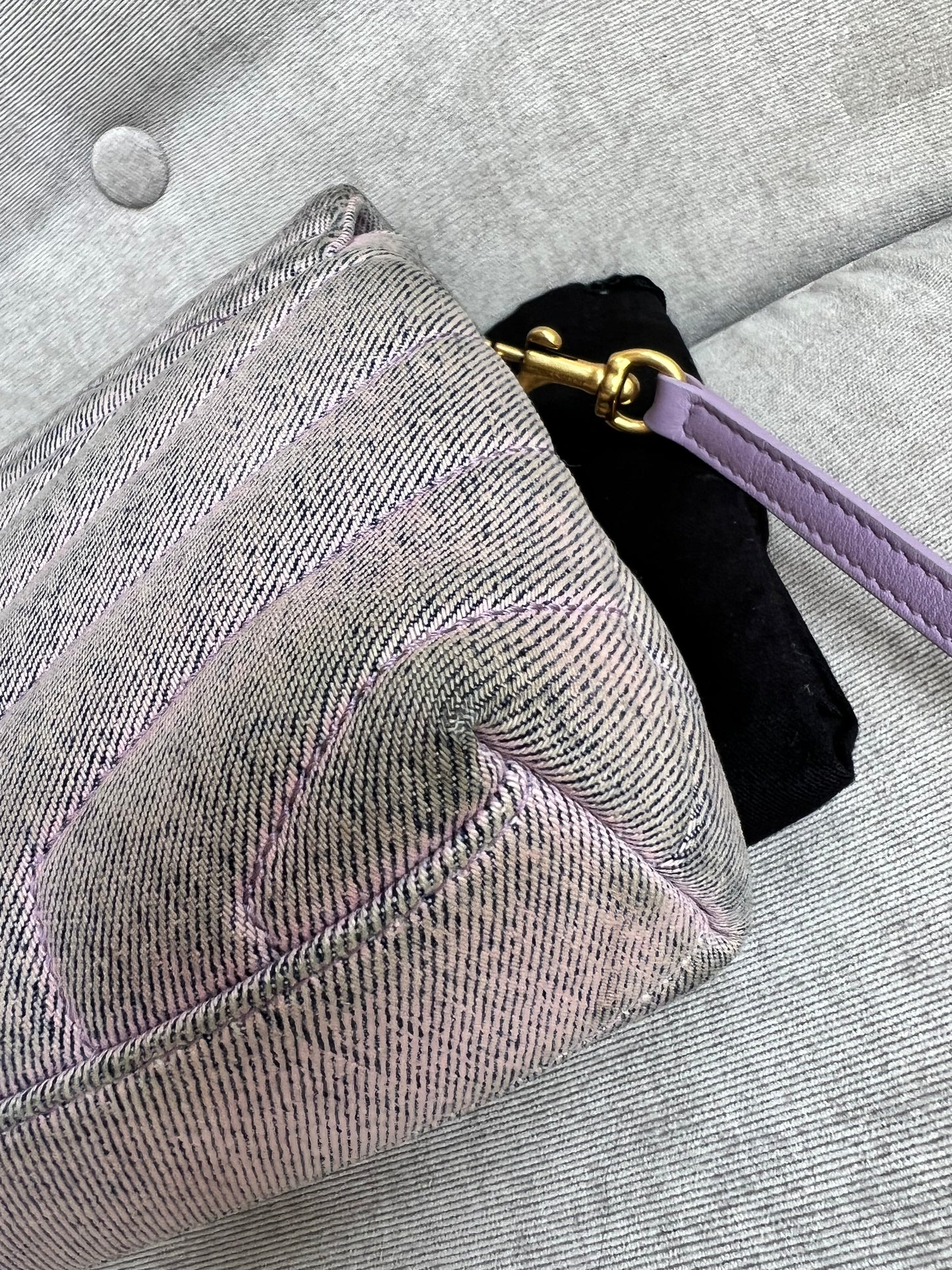 Yves Saint Laurent (YSL) Denim Toy Lou Lou