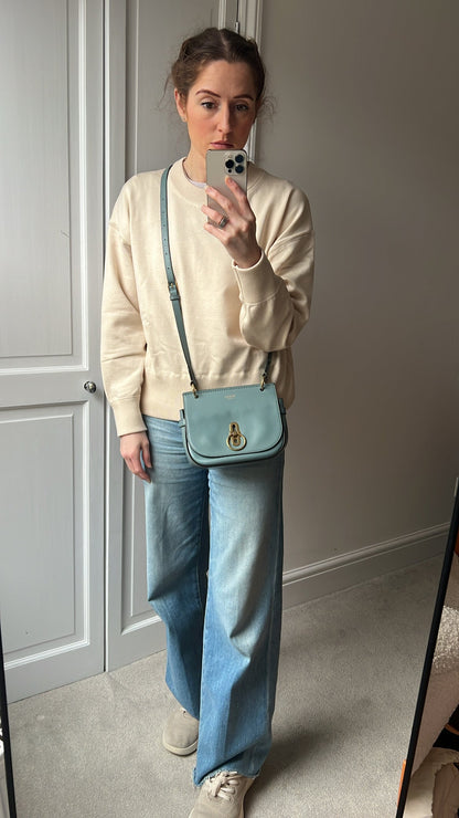Mulberry Small Dark Frozen Amberley Satchel (RRP £795)