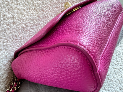 Mulberry Regular Lily in Mulberry Pink Heavy Grain (RRP £995)