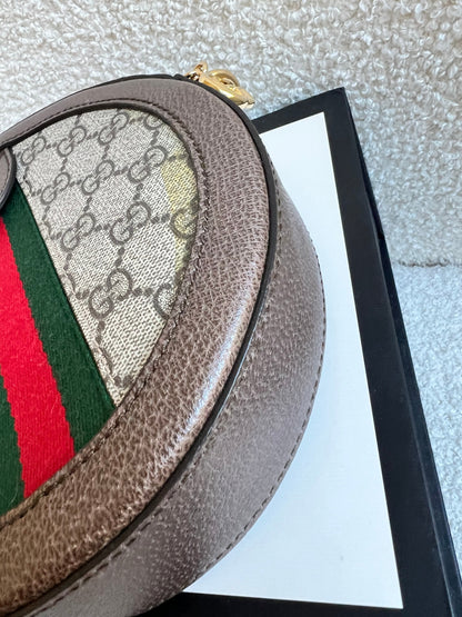Gucci GG Ophidia Mini GG Round Shoulder Bag (RRP £1,270)