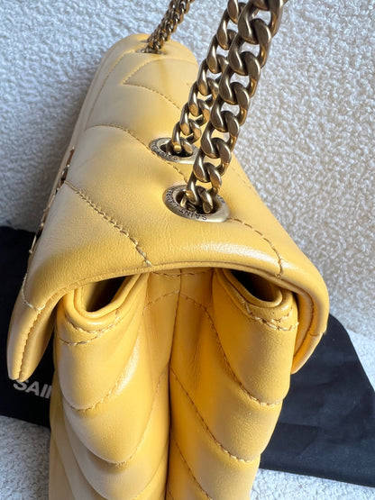 Yves Saint Laurent (YSL) Yellow Small Lou Lou (RRP £1,900)
