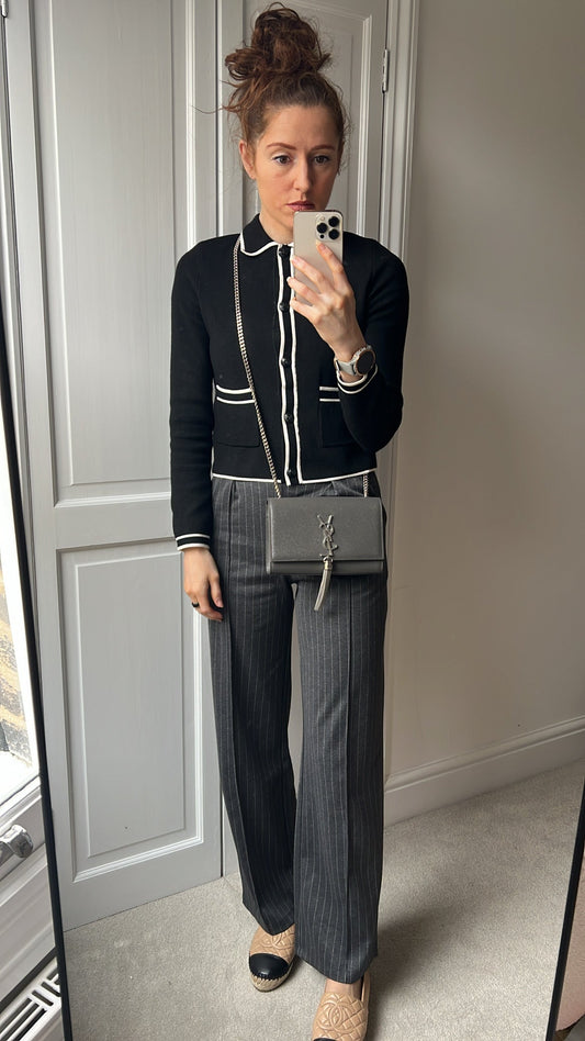 Yves Saint Laurent (YSL) Light Grey Small Kate Tassel (RRP £1,550)