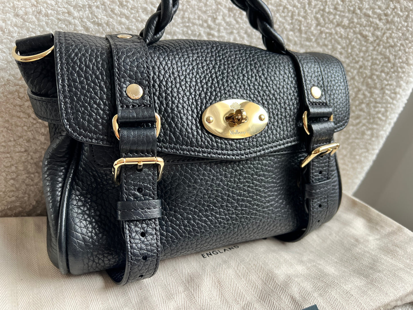 Mulberry Black Mini Alexa (RRP £995)