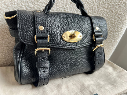 Mulberry Black Mini Alexa (RRP £995)