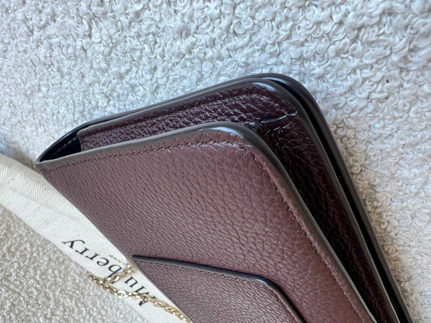Mulberry Oxblood Bayswater Clutch (RRP £495)