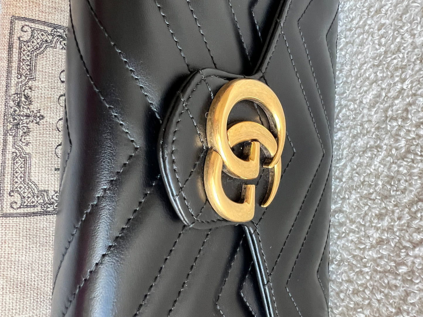 Gucci Black GG Marmont Matelasse Mini Bag (RRP £1440)
