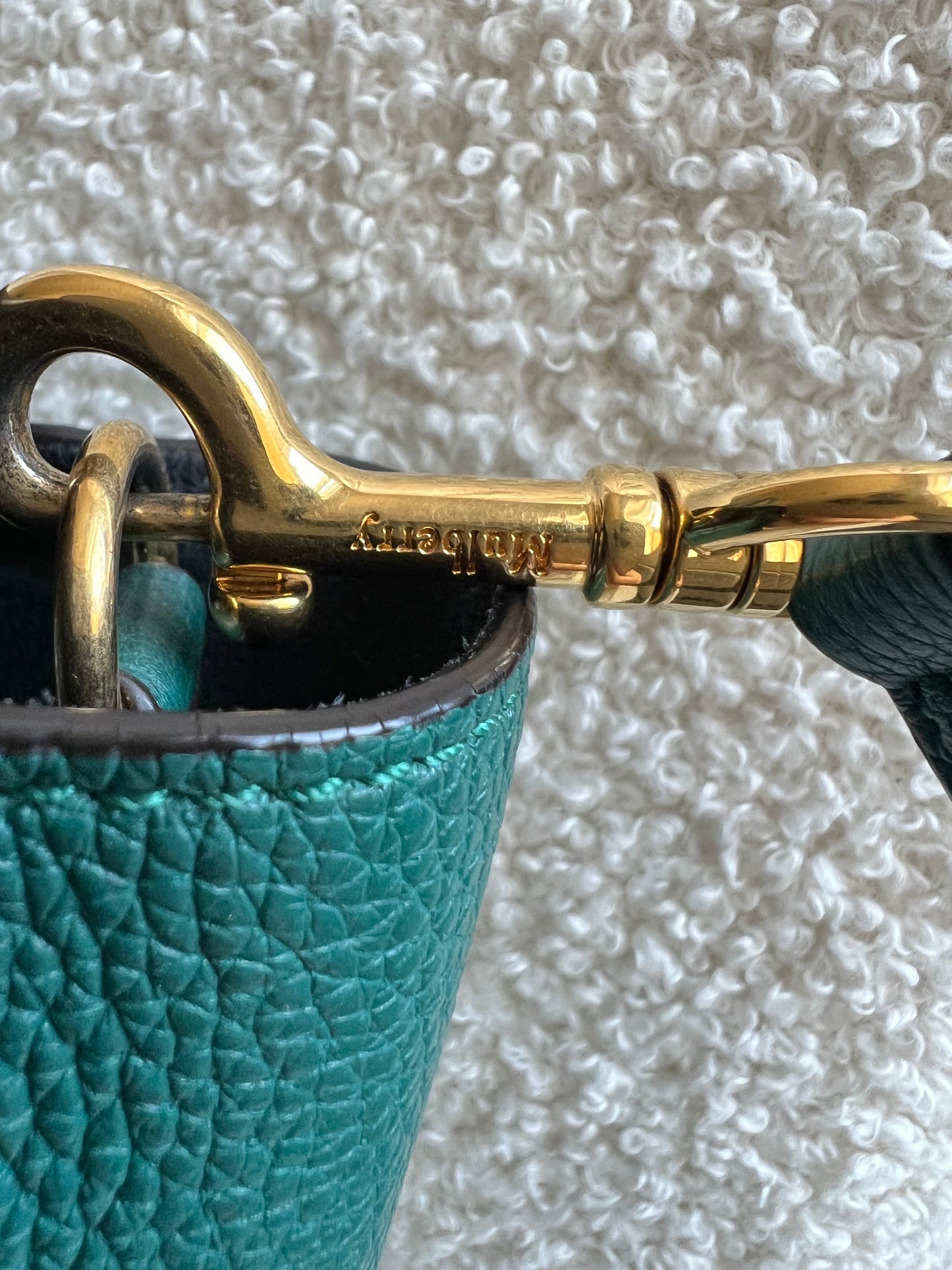 Mulberry Ocean Green Small Bayswater Satchel (RRP £995)
