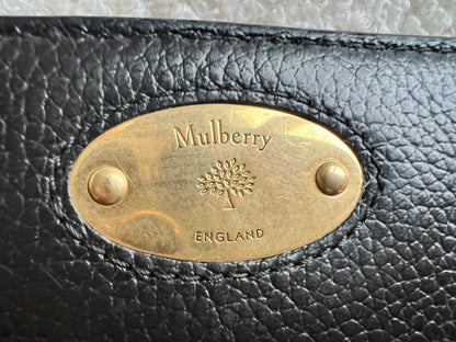 Mulberry Black Plaque Continental Wallet (RRP £375)