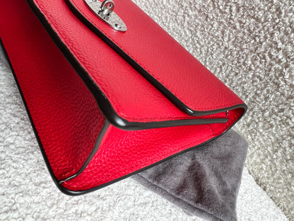 Mulberry Lancaster Red Small Darley Shoulder Bag (RRP £695)