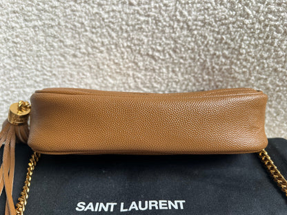 Yves Saint Laurent (YSL) Tan Mini Lou Camera Bag (RRP £1285)