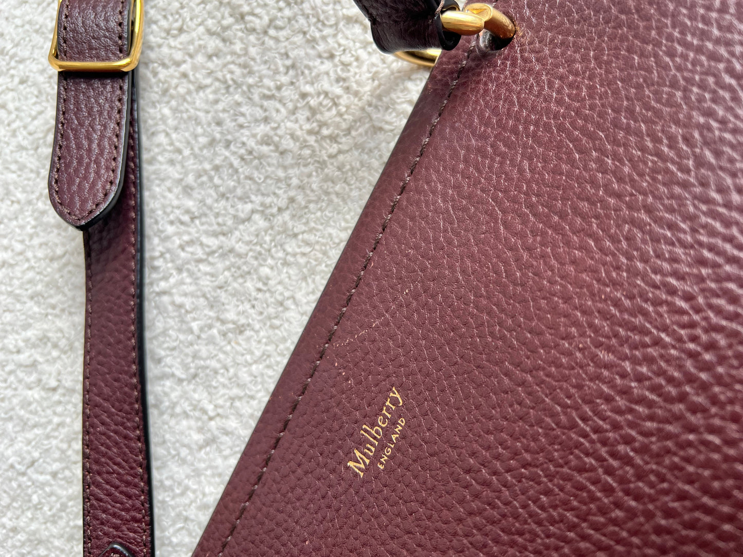 Mulberry Oxblood Amberley Satchel (RRP £1,195)
