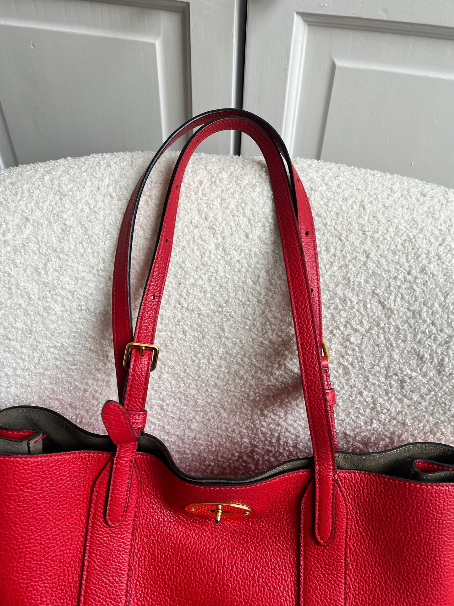 Mulberry Small Ruby Red Bayswater Tote (RRP £795)