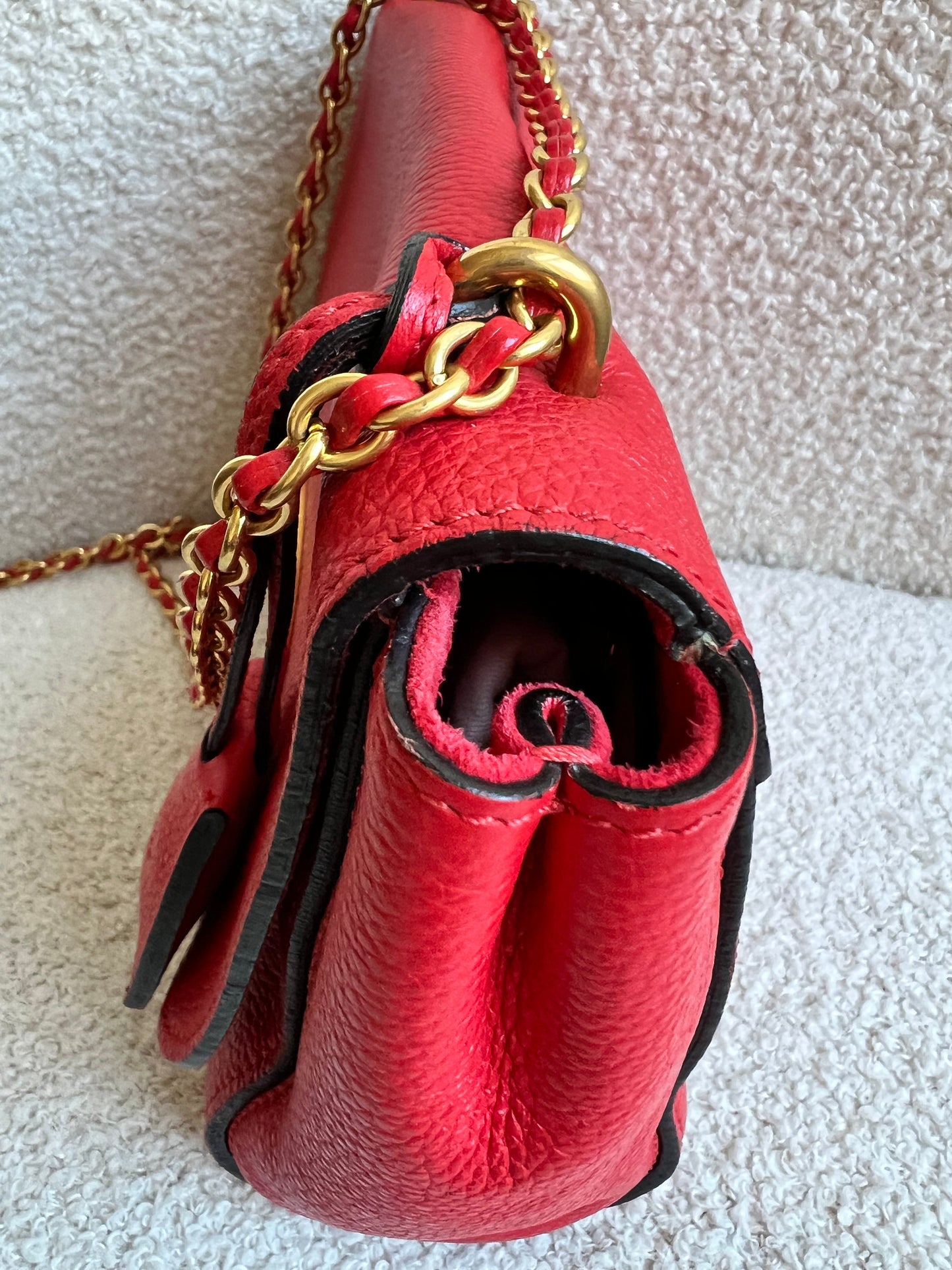 Mulberry Hibiscus Red Regular Lily with Gold Hardware (RRP £995)