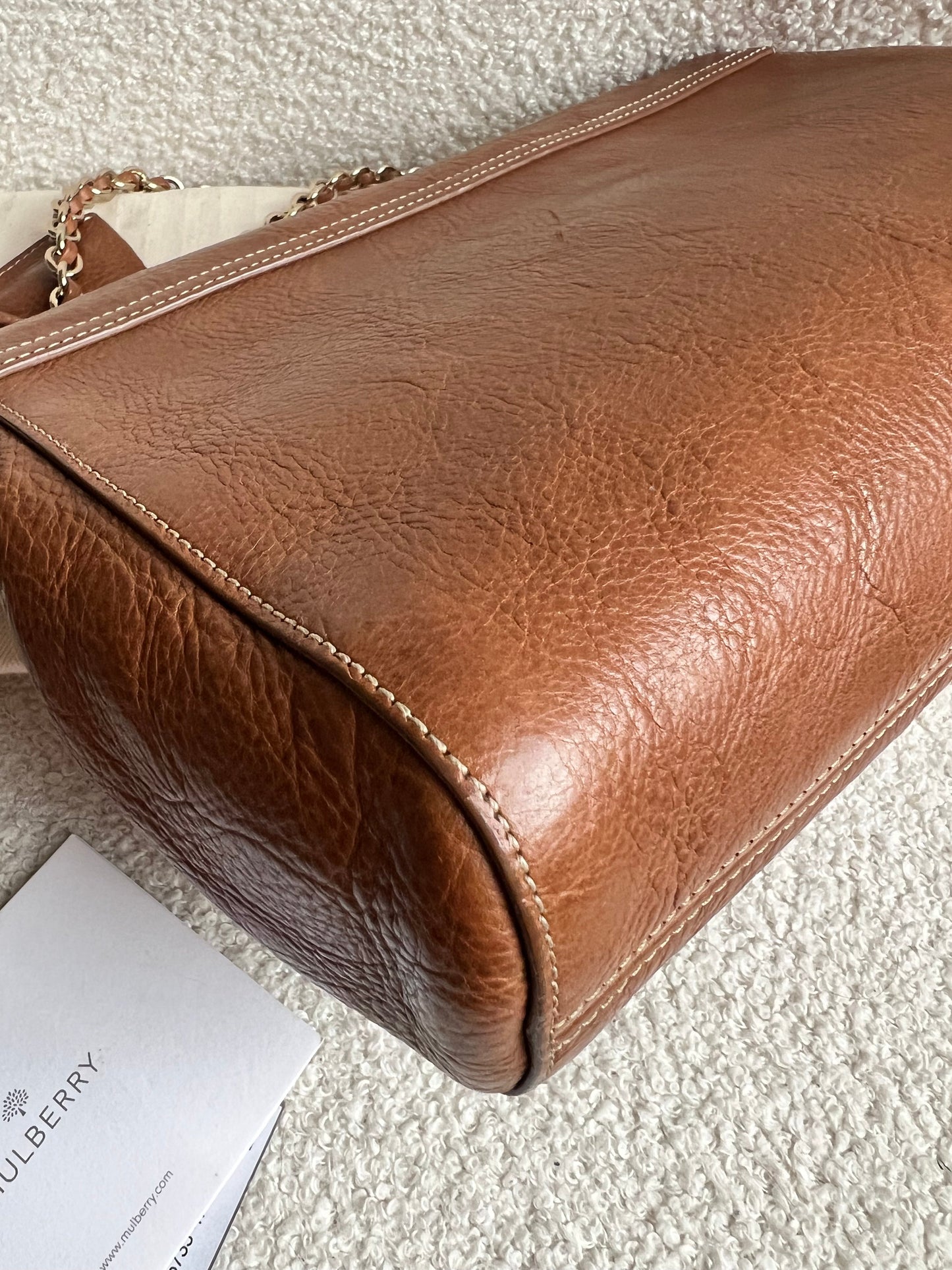 Mulberry Oak Medium Lily with Gold Hardware (RRP £1095)