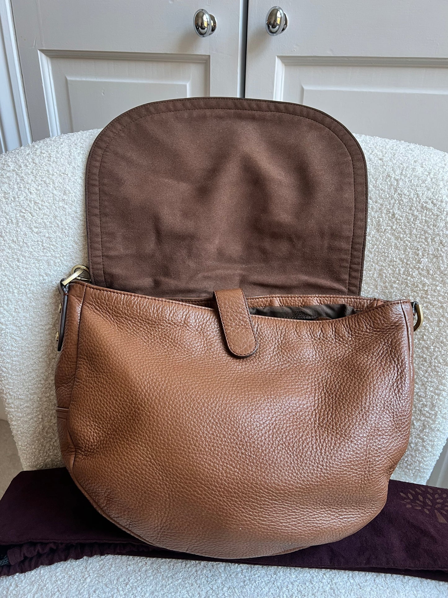 Mulberry Oak Large Effie Satchel
