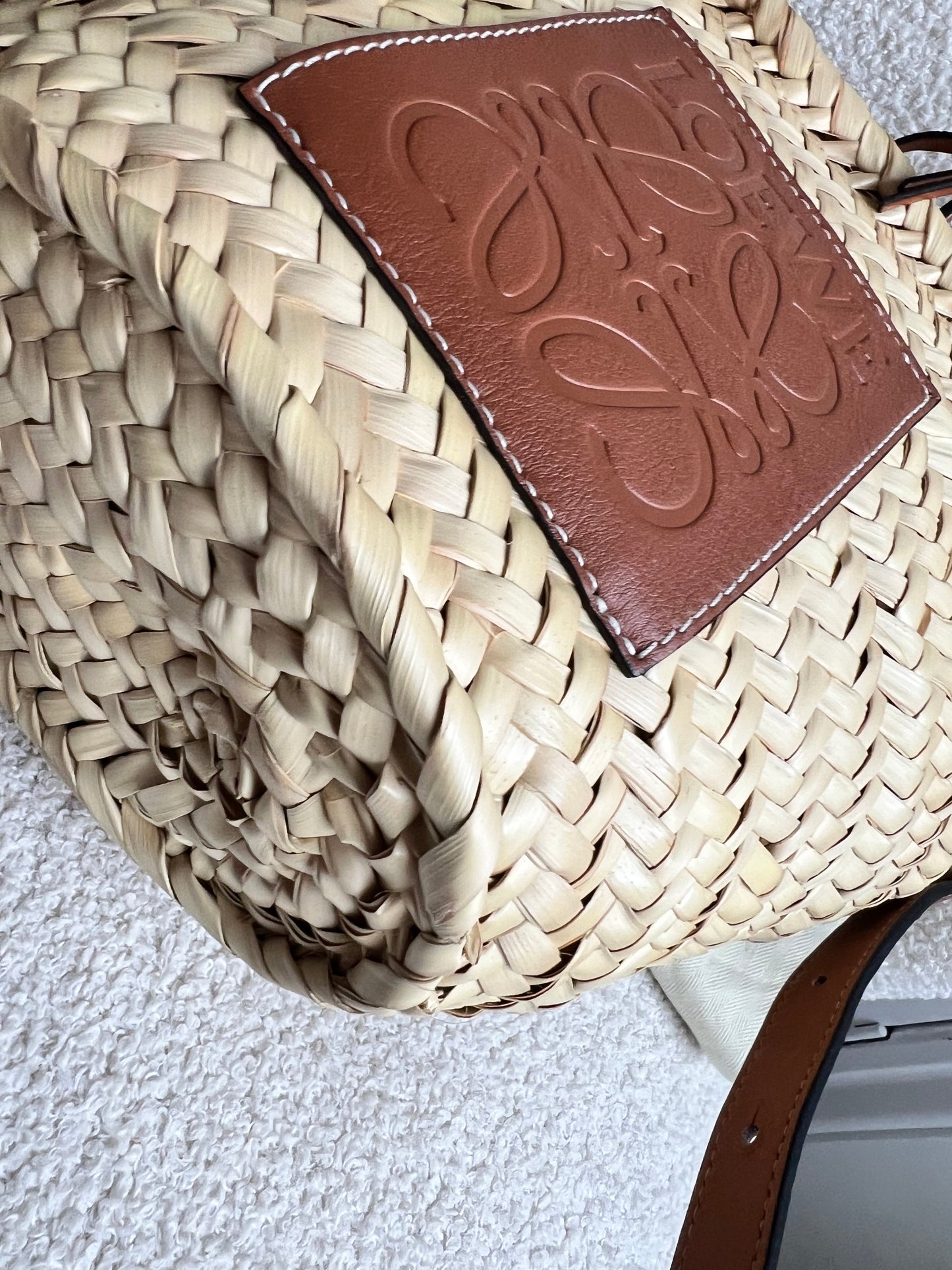 Loewe Drawstring bucket basket bag (RRP £450)