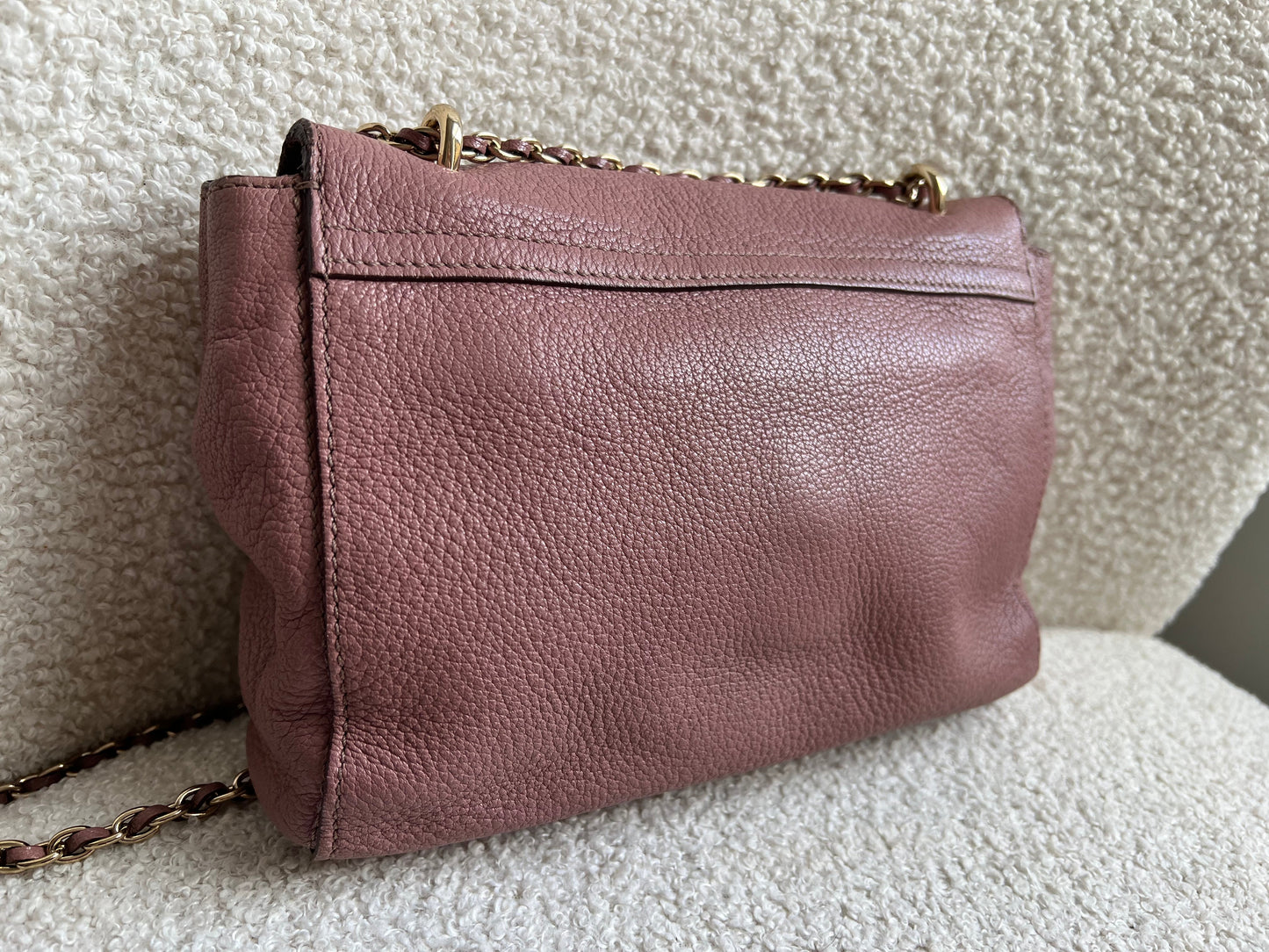 Mulberry Blush Regular Lily with Gold Hardware