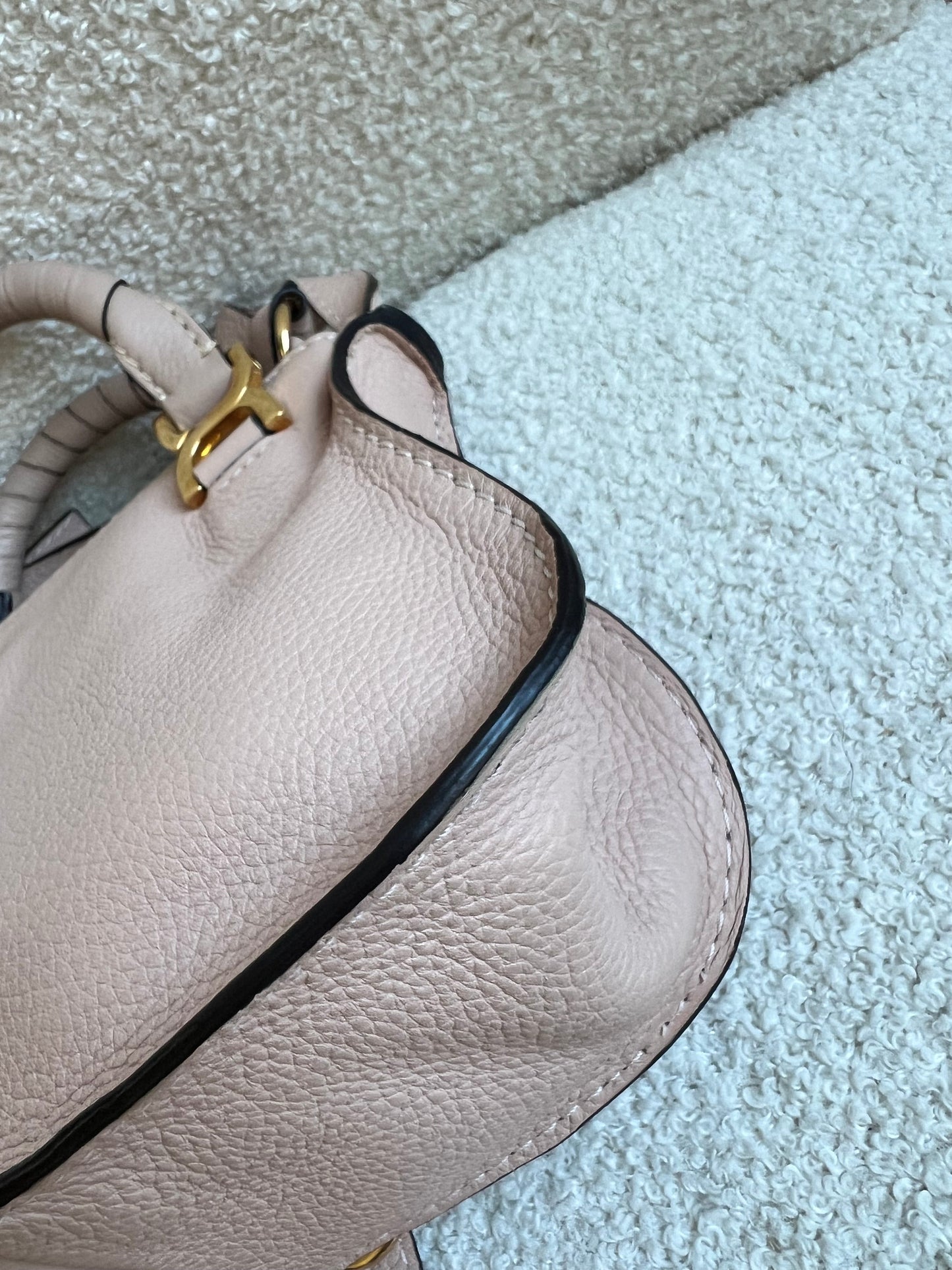 Chloe Softy Pink Mini Marcie Handbag (RRP £1050)