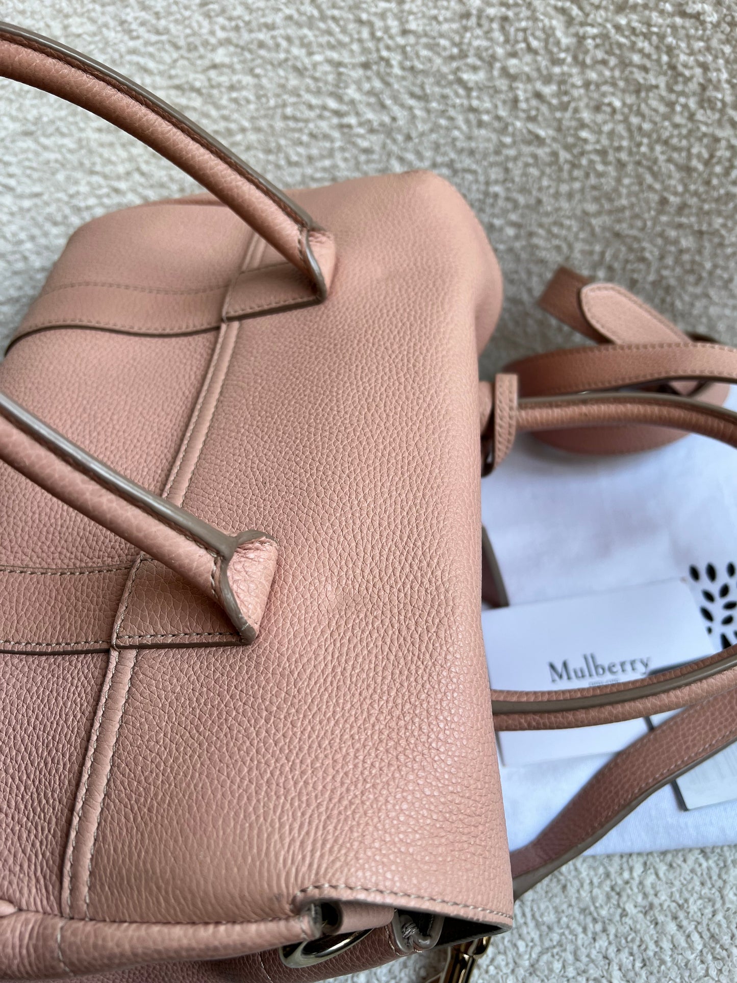 Mulberry Rose Petal Bayswater Satchel (RRP £995)