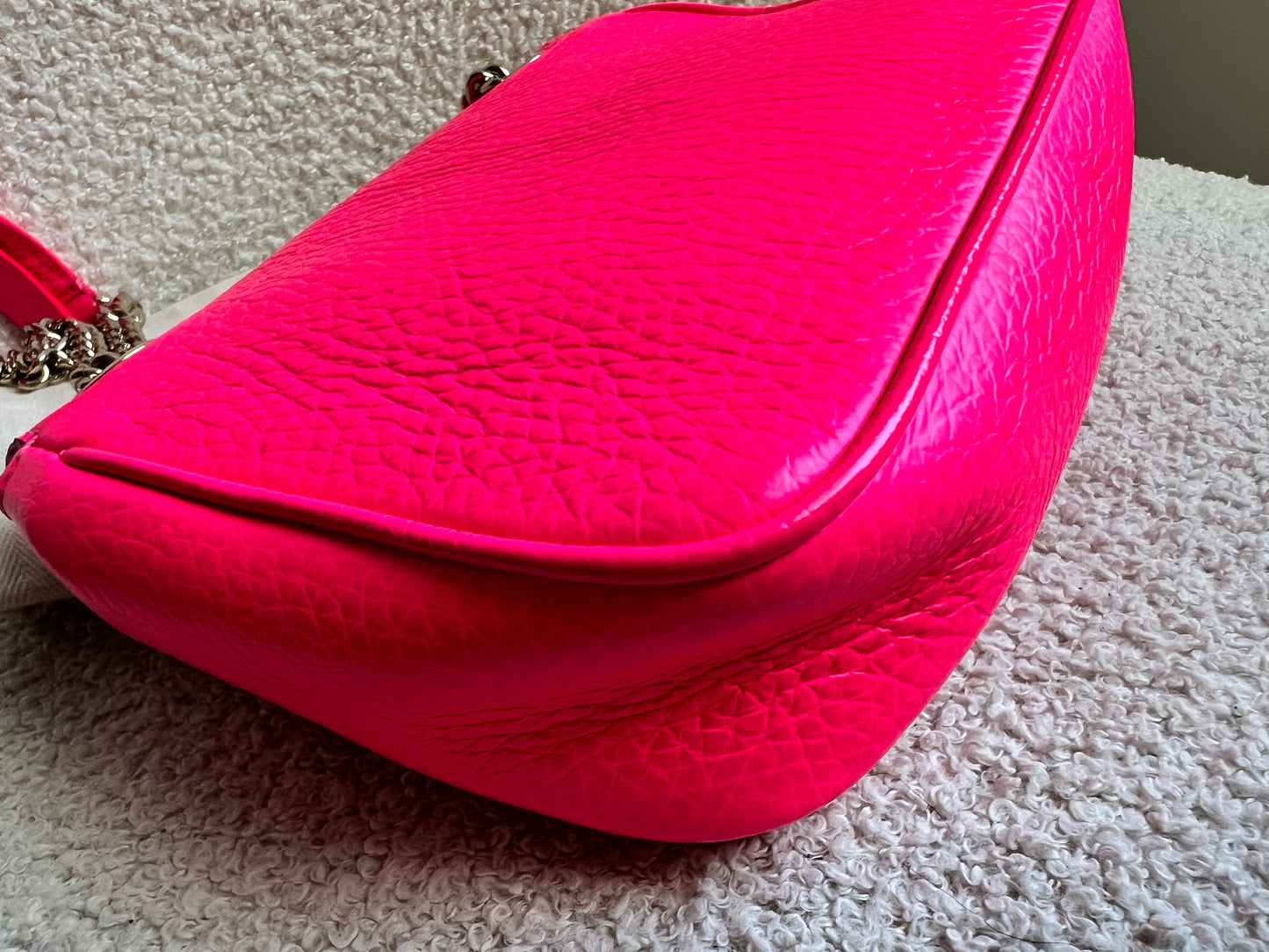 Mulberry Neon Pink Mini Darley Shoulder Bag (RRP £725)