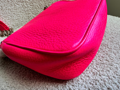 Mulberry Neon Pink Mini Darley Shoulder Bag (RRP £725)