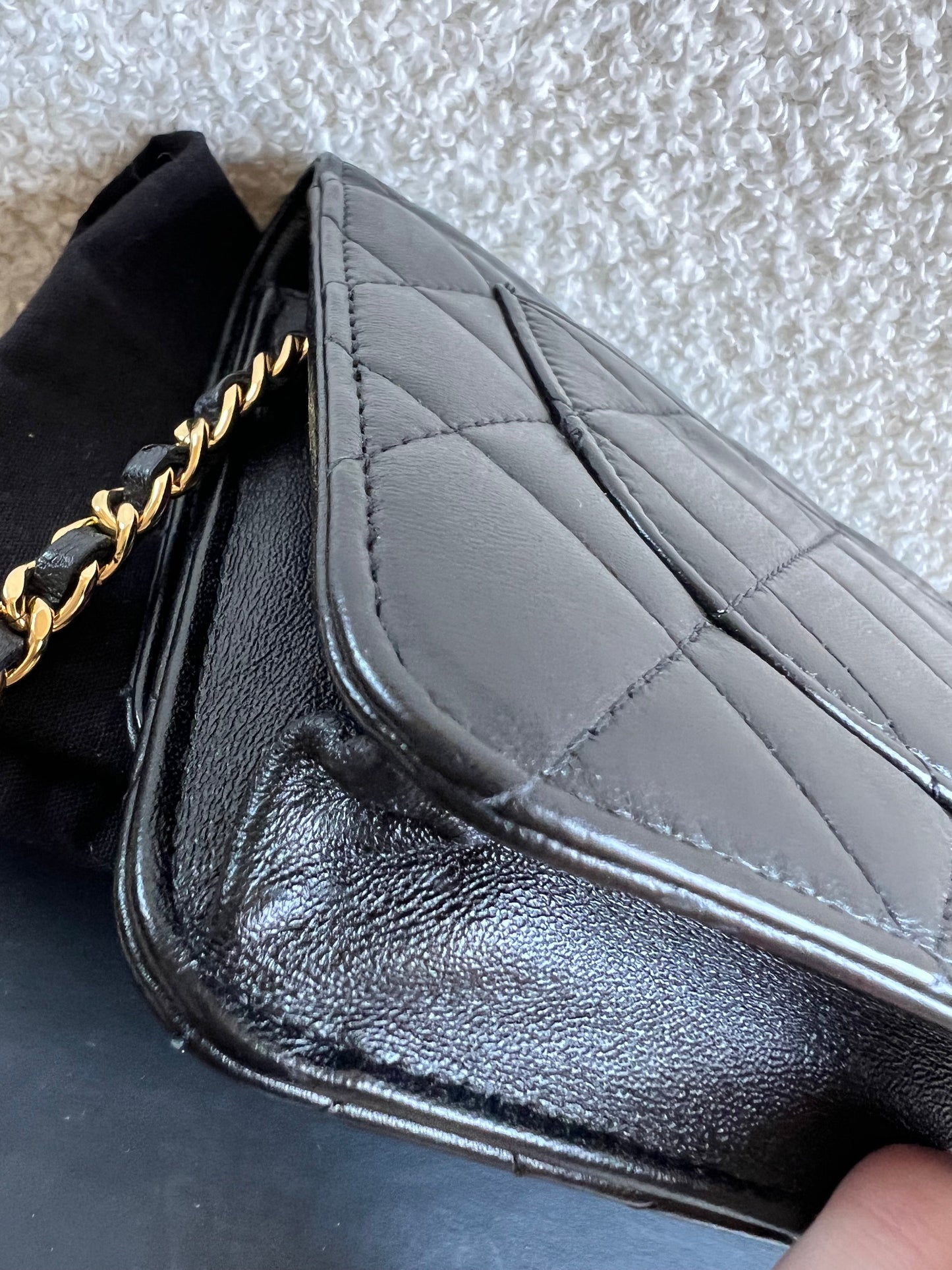 Chanel Wallet on Chain in Black Lambskin Gold Hardware (RRP £2,930)