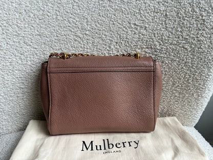 Mulberry Dark Blush Regular Lily with Gold Hardware (RRP £995)