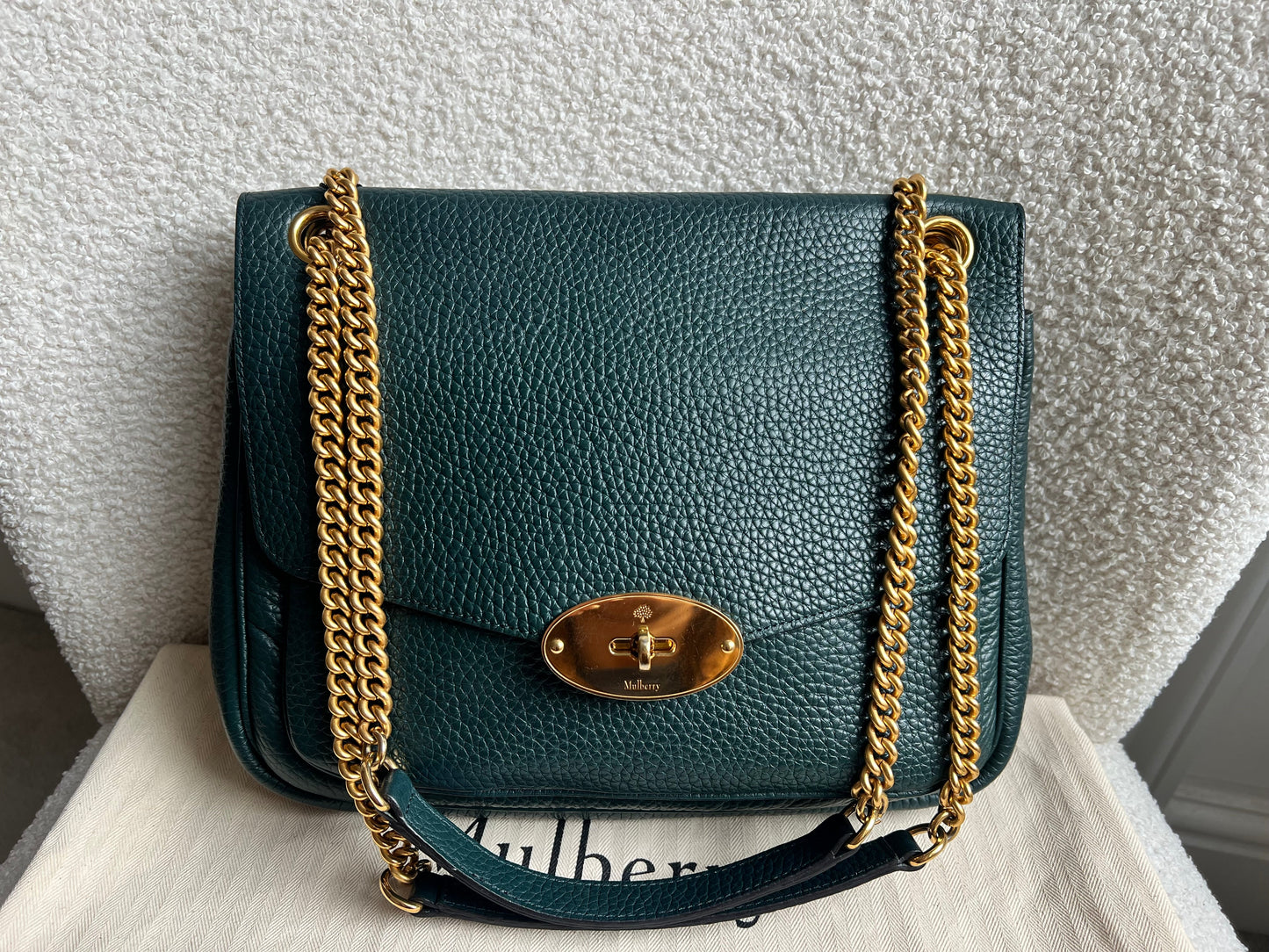 Mulberry Green Darley Shoulder Bag (RRP £1095)