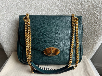 Mulberry Green Darley Shoulder Bag (RRP £1095)