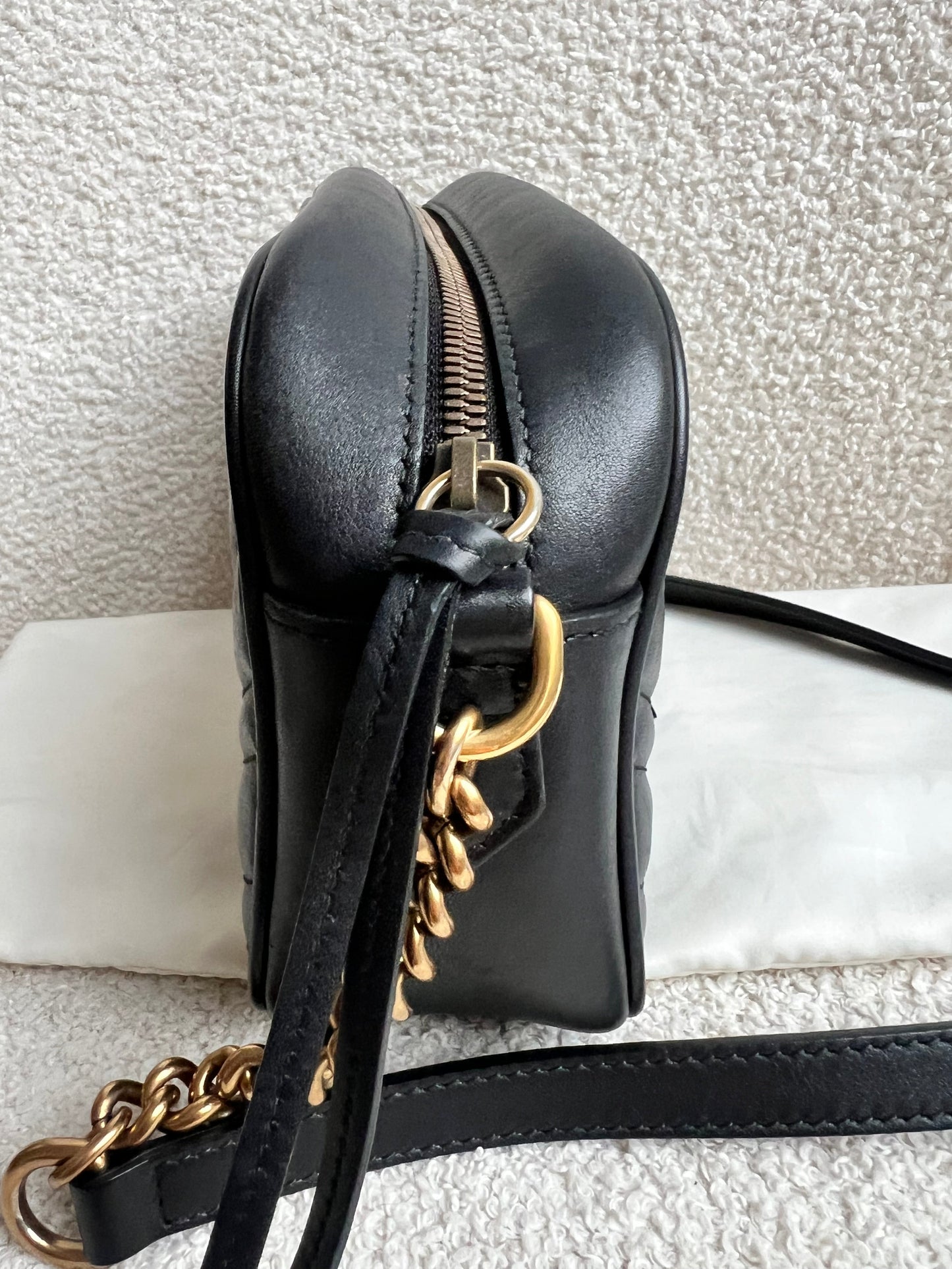 Gucci GG Black Marmont Small Shoulder Bag (RRP £1440)