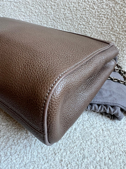 Mulberry Taupe Medium Lily with Silver Hardware (RRP £1095)