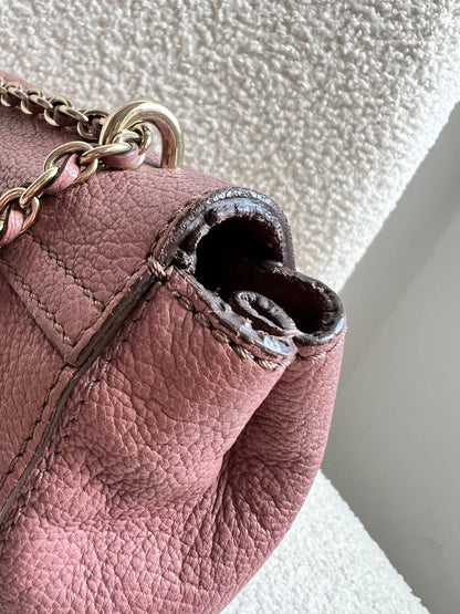 Mulberry Blush Regular Lily with Gold Hardware