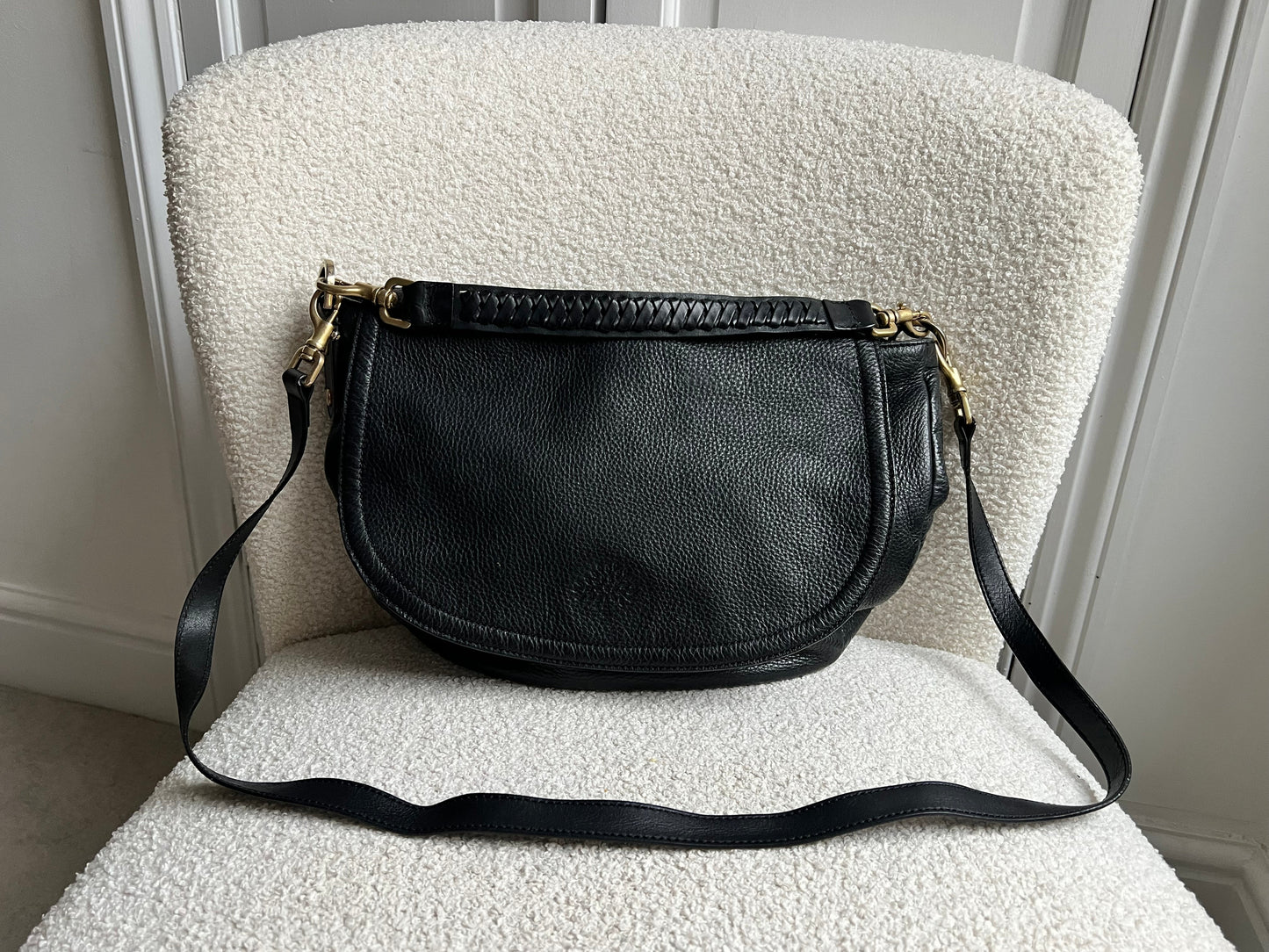Mulberry Black Large Effie Satchel