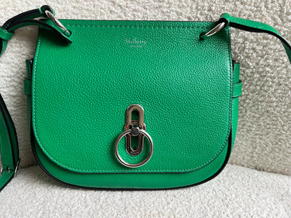 Mulberry Lawn Green Amberley Satchel (RRP £795)