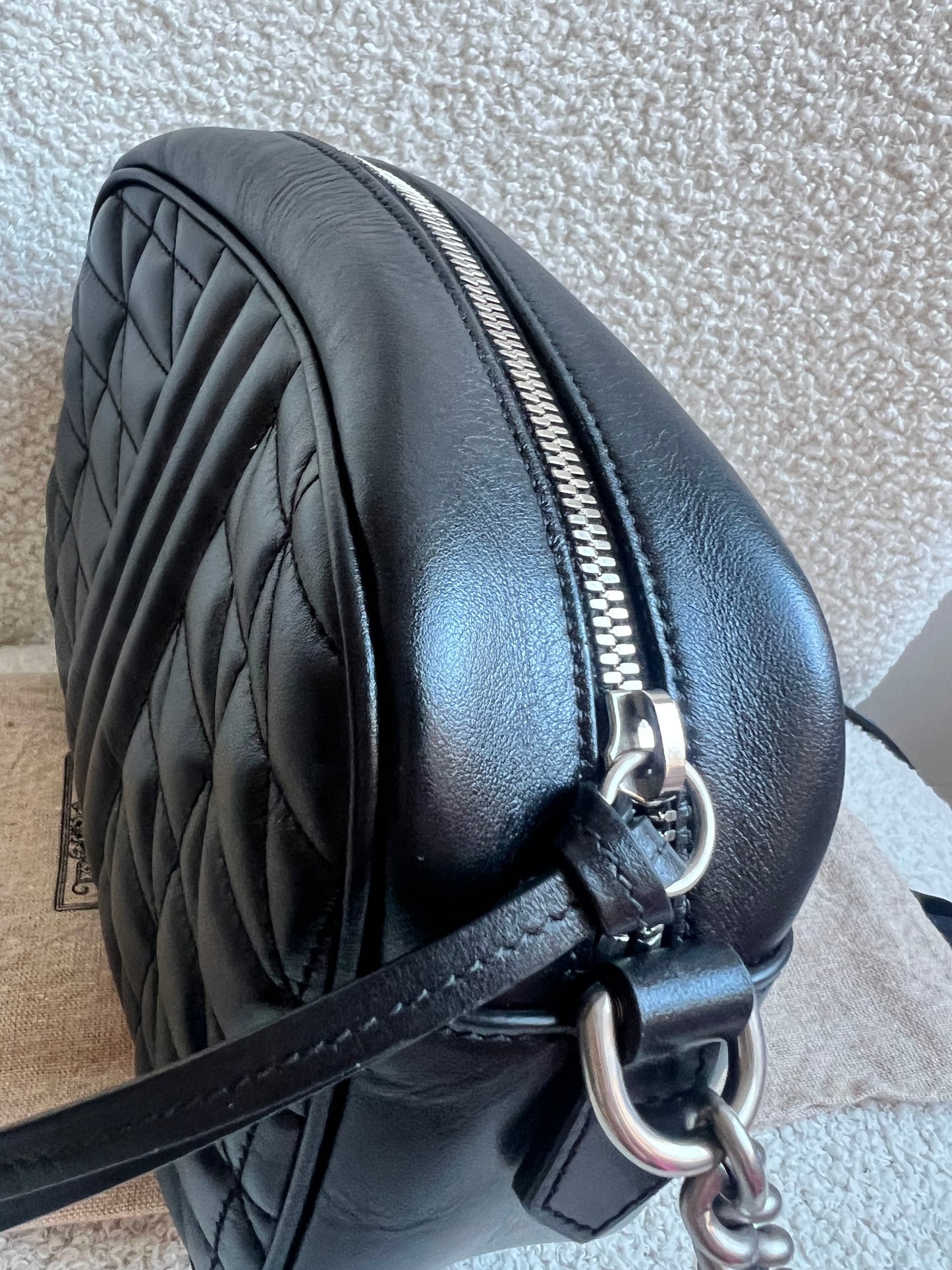 Gucci Aria GG Black Marmont Small Shoulder Bag (RRP £1440)