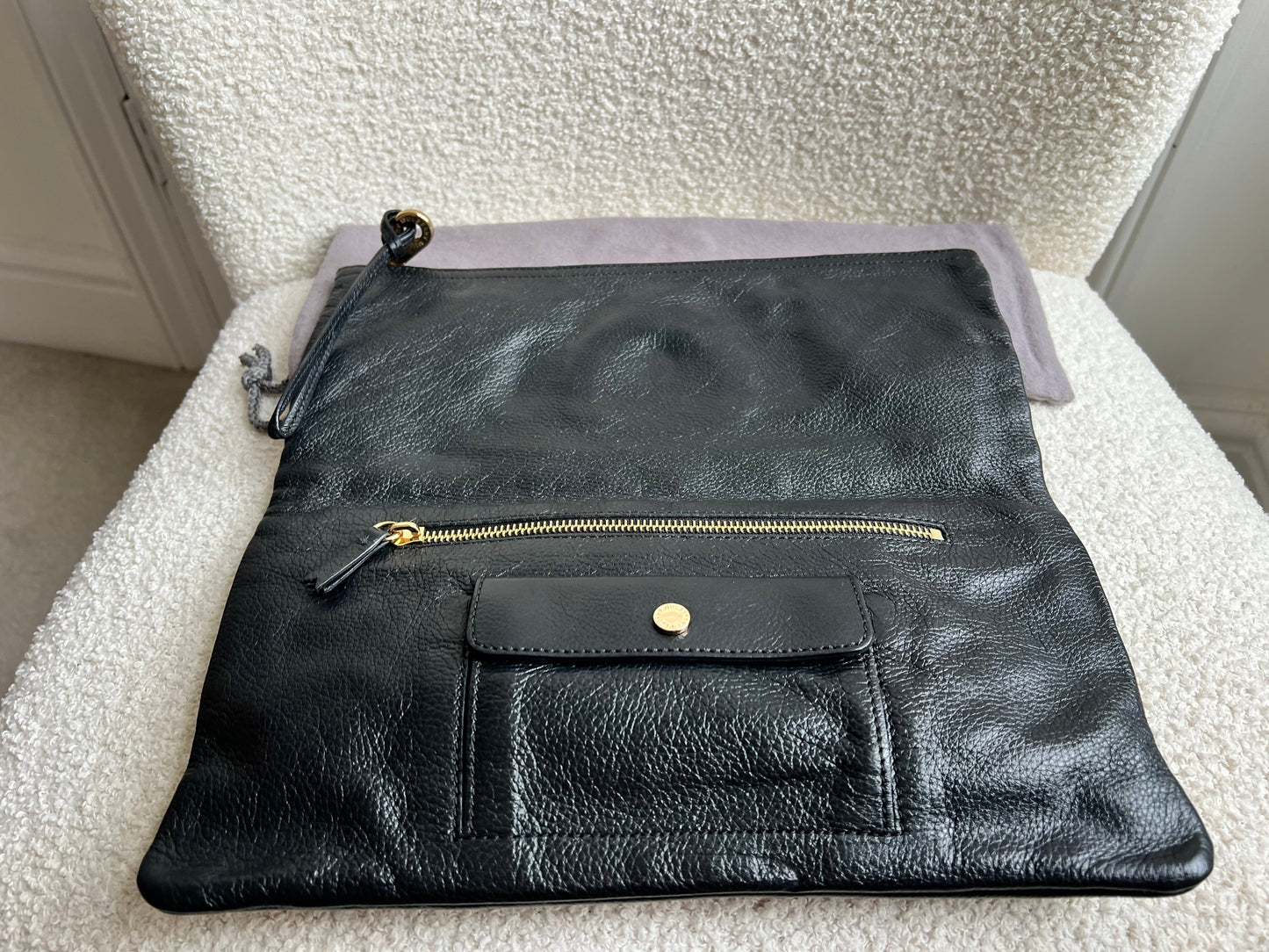 Mulberry Black Daria Clutch (RRP £550)