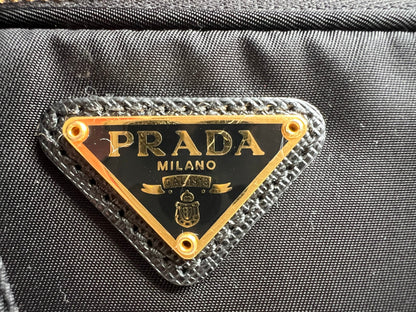 Prada Re-Nylon Duet Black Bucket Bag (RRP £1380)