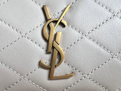 Yves Saint Laurent (YSL) Blanc Vintage Gaby Phone Pouch (RRP £920)
