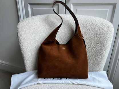 Coach Brown Suede Brooklyn 28 Shoulder Bag (RRP £350)