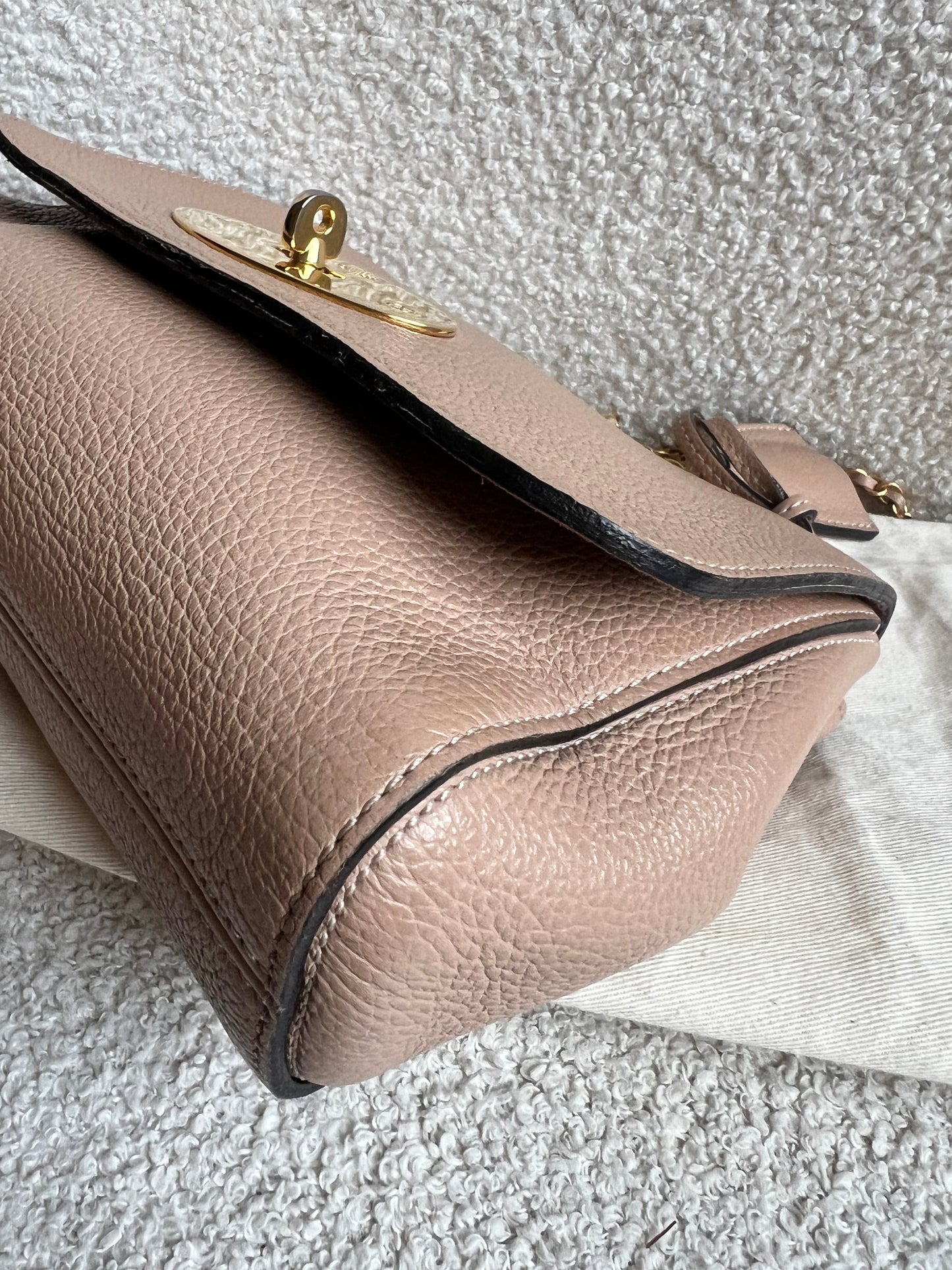 Mulberry Rosewater Regular Lily with Gold Hardware (RRP £995)