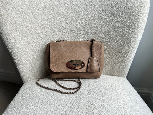 Mulberry Mushroom Grey Regular Lily with Silver Hardware (RRP £995)