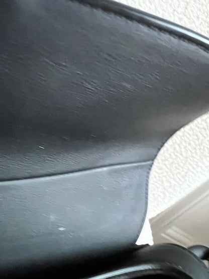 Christian Dior Black Ultra Matte Saddle Bag with Strap