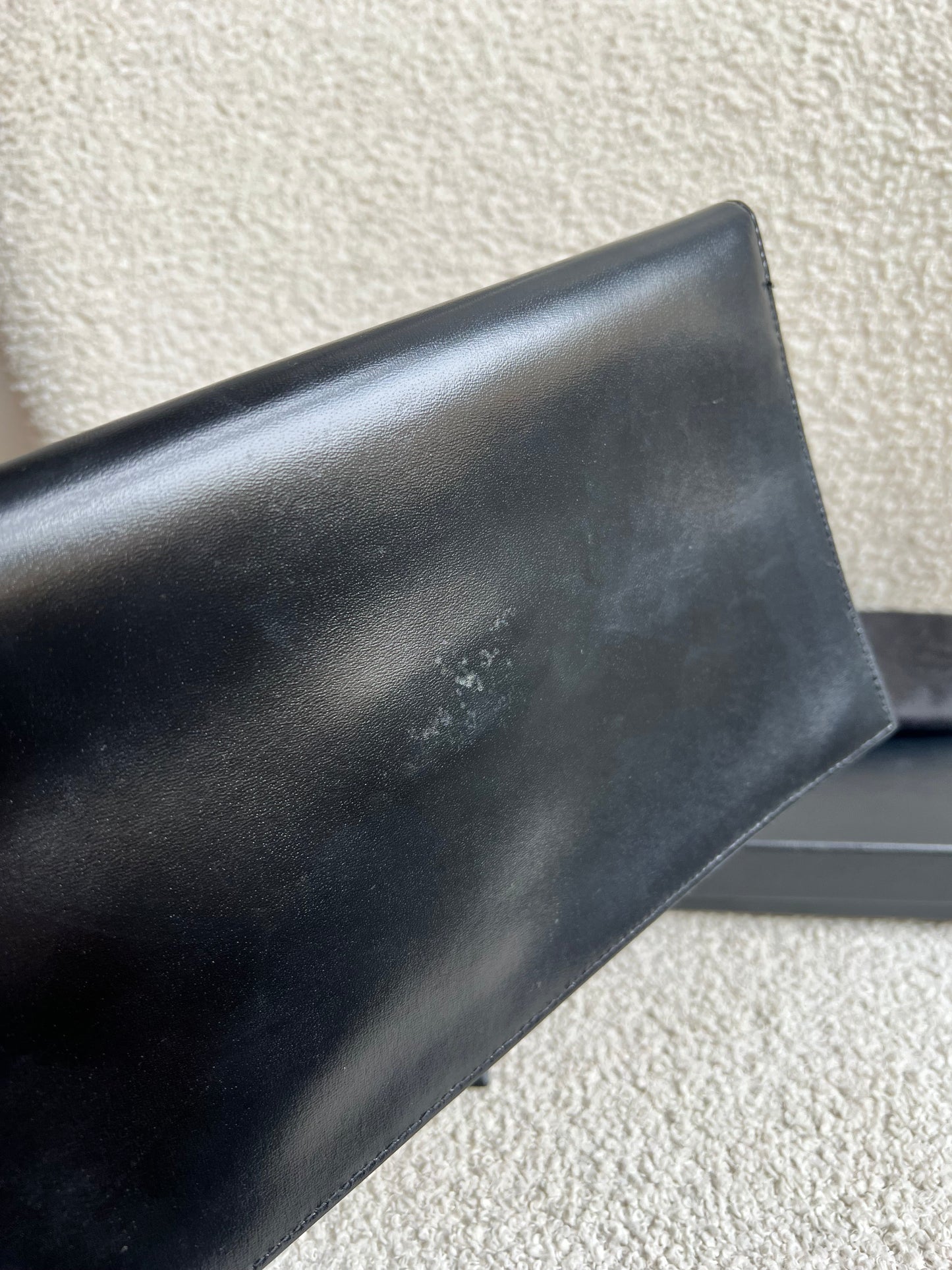 Yves Saint Laurent (YSL) Black Uptown Pouch Clutch (RRP £580)